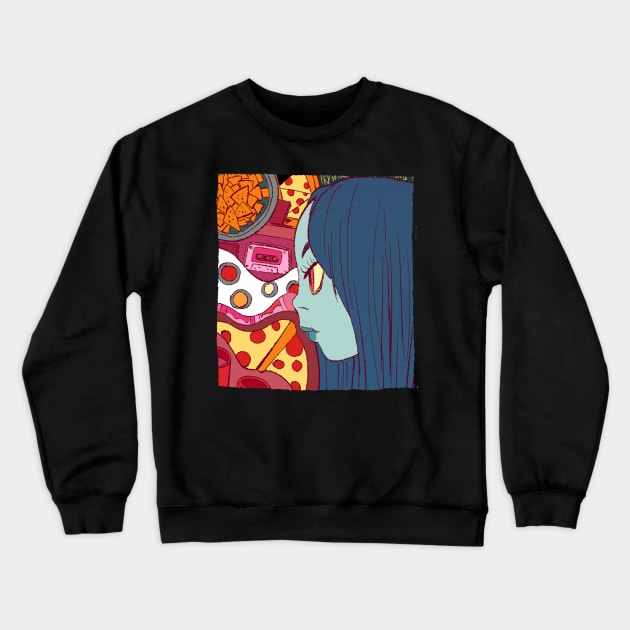 The pop punk girl 1 Crewneck Sweatshirt by francoviglino